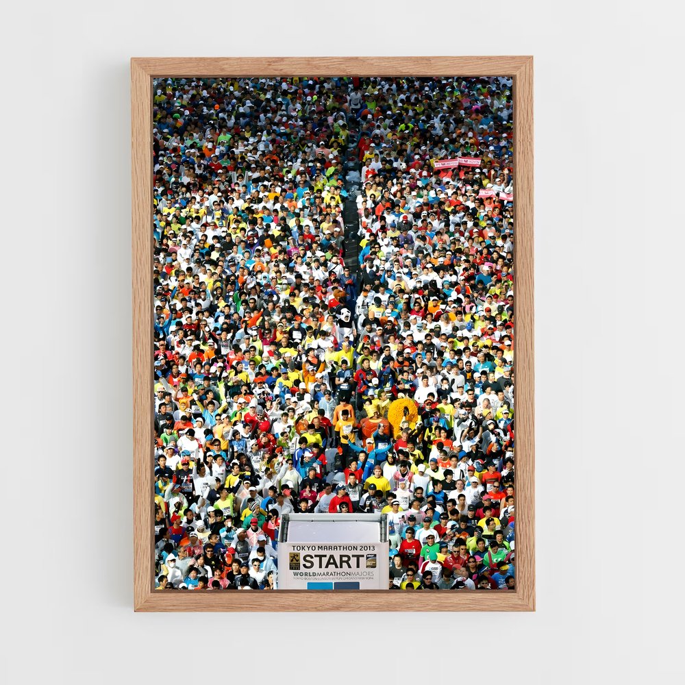 Poster Le Départ de Tokyo – affiche Athlétisme (vue 4)